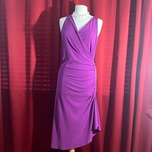 Michael Kors Asymmetrical Side Zip Dress